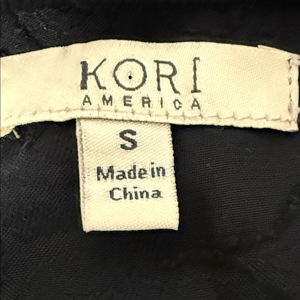 Kori America Sheer Floral Lace Bomber Jacket Black Size S - Picture 7 of 7